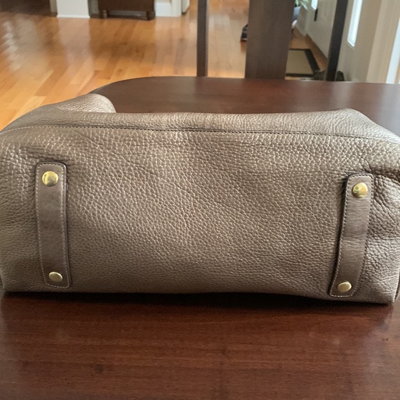 Coach Bronzed Pebbled Leather Handbag - Picture 5 of 8